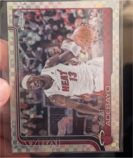 2025-26 Topps Chrome #138 Bam Adebayo — front