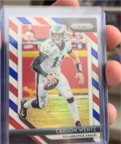 2018 Panini Prizm #38 Carson Wentz — front