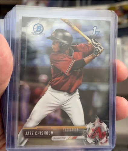 2017 Bowman Chrome Prospects #BCP207 Jazz Chisholm — front