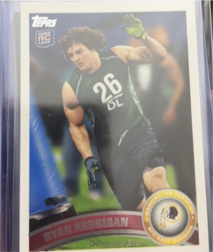 2011 Topps #228 Ryan Kerrigan Rookie Card — front