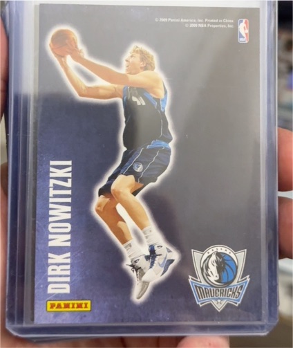 2009-10 Panini Decals #6 Dirk Nowitzki — front