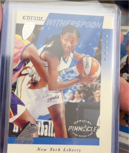 1997 Pinnacle Inside WNBA #16 Sophia Witherspoon — front