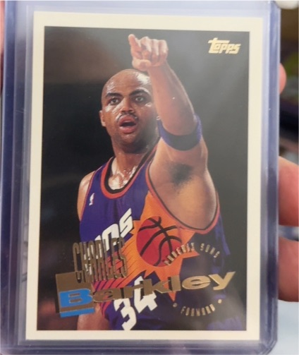 1995-96 Topps #34 Charles Barkley — front
