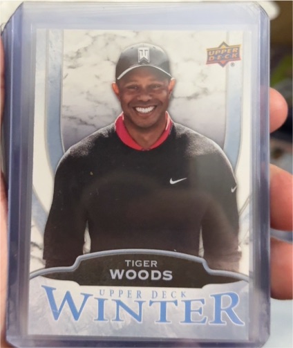 2016 Upper Deck Winter #W4 Tiger Woods — front