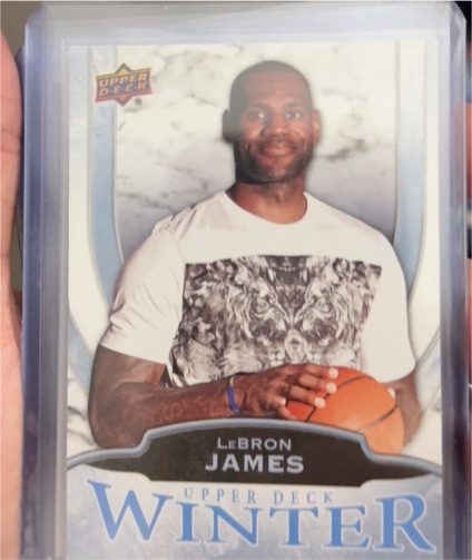 2016 Upper Deck Winter #W2 LeBron James — front