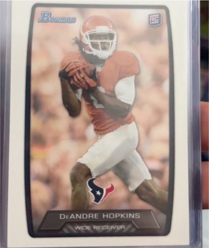 2013 Bowman #180 DeAndre Hopkins — front