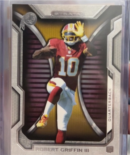2012 Topps Strata #1 Robert Griffin III — front