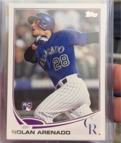 2013 Topps Update #US259 Nolan Arenado — front