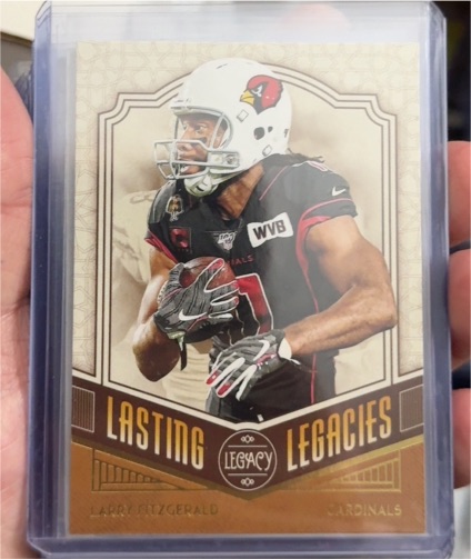 2020 Panini Legacy #LL-LF Larry Fitzgerald Lasting Legacies — front