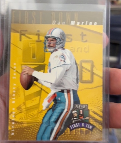 1997 Playoff First & Ten #153 Dan Marino — front