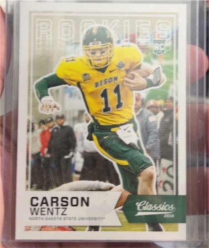 2016 Panini Classics #268 Carson Wentz Rookie — front