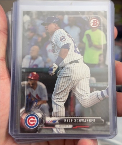 2017 Bowman #45 Kyle Schwarber — front