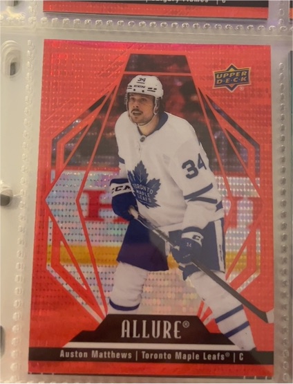 2022-23 Upper Deck Allure #66 Auston Matthews — front