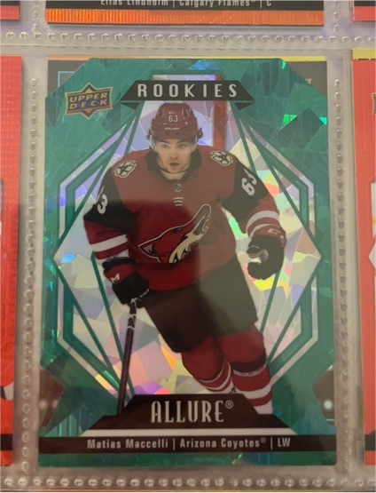 2022-23 Upper Deck Allure #120 Matias Maccelli — front