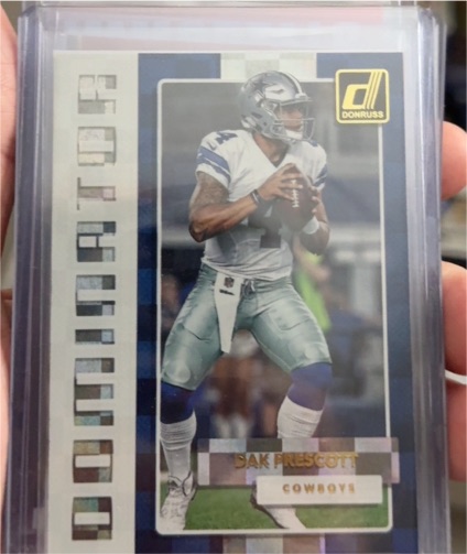 2017 Donruss #20 Dak Prescott Dominators Dallas Cowboys — front