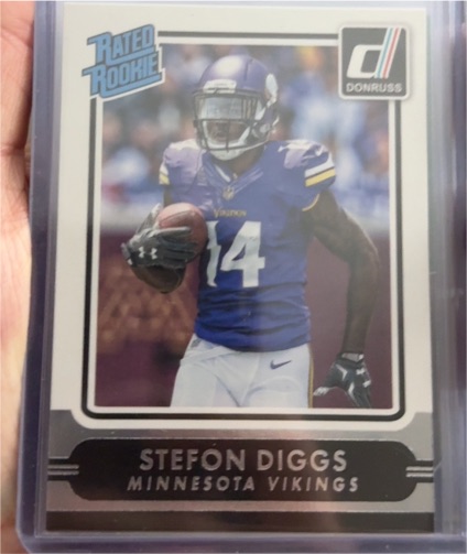 2015 Donruss #238 Stefon Diggs — front