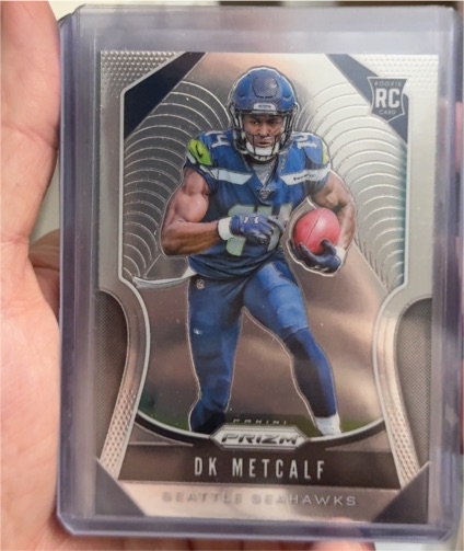 2019 Panini Prizm #343 DK Metcalf Rookie Seattle Seahawks — front