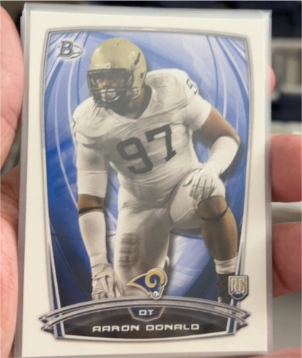 2014 Bowman #78 Aaron Donald Rookie Card — front