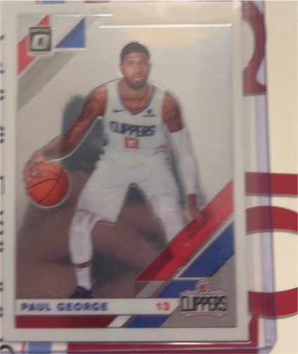 2019-20 Panini Donruss Optic #20 Paul George — front