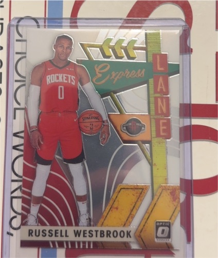 2019-20 Panini Donruss Optic #7 Russell Westbrook Express Lane — front