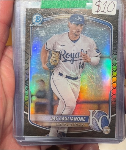 2025 Bowman Chrome #BCP-103 Jac Caglianone — front