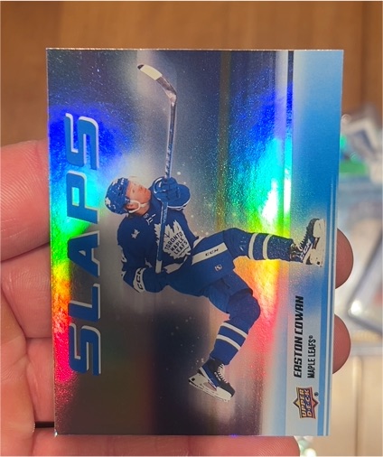 2025-26 Upper Deck Slaps #SL-2 Easton Cowan — front