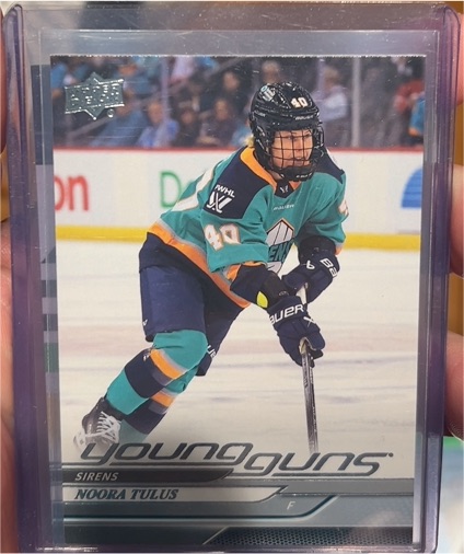 2024-25 Upper Deck PWHL Young Guns #52 Noora Tulus — front