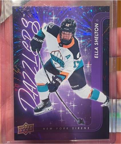 2024-25 Upper Deck PWHL #DZ-6 Ella Shelton — front