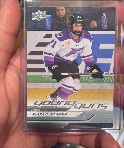 2024-25 Upper Deck PWHL Young Guns #58 Klara Hymlarova — front