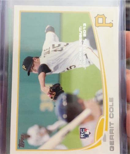 2013 Topps Update Rookie Debut #US265 Gerrit Cole — front