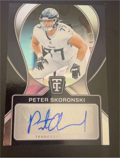 2024 Panini Totally Certified #SIG-PSI Peter Skoronski — front