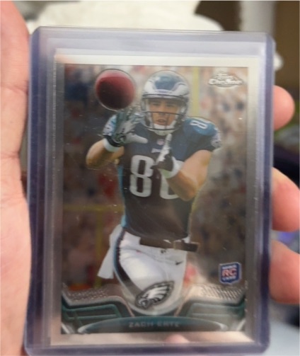 2013 Topps Chrome #76 Zach Ertz — front