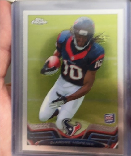 2013 Topps Chrome #154 DeAndre Hopkins — front