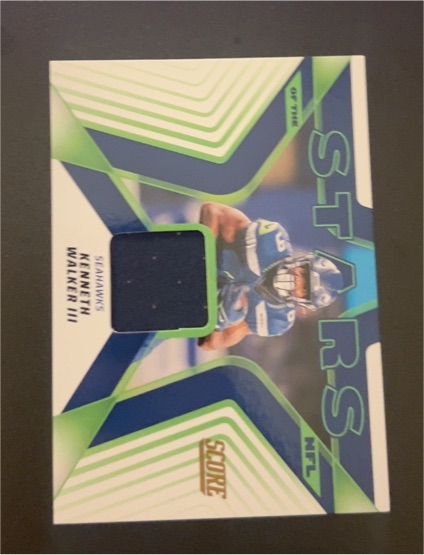 2025 Panini Score Stars of the NFL #SNJ-KWR Kenneth Walker III — front