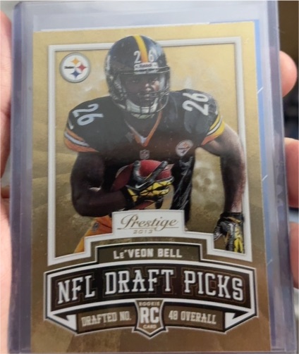 2013 Panini Prestige NFL Draft Picks Gold #18 Le'Veon Bell — front