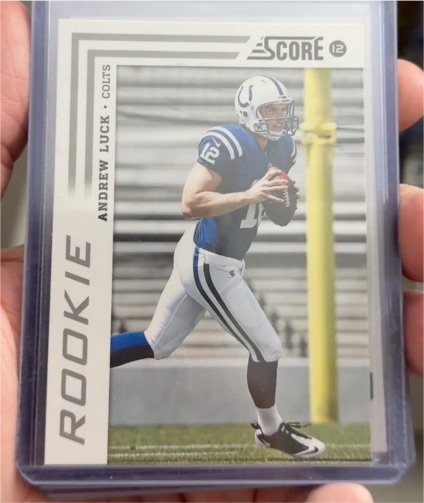 2012 Score #304 Andrew Luck Rookie Card — front