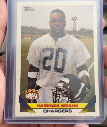1993 Topps #477 Natrone Means — front