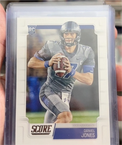 2019 Panini Score #331 Daniel Jones Rookie Card — front