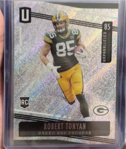 2019 Panini Unparalleled #186 Robert Tonyan — front