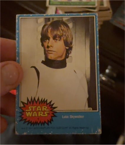 1977 Topps Star Wars #1 Luke Skywalker — front