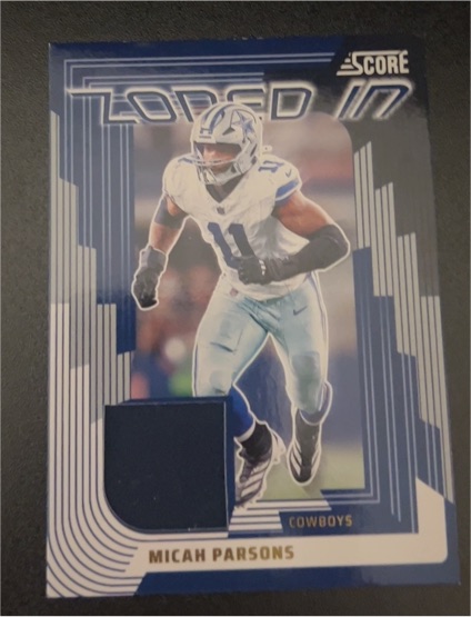 2025 Panini Score Zoned In #ZON-MPS Micah Parsons — front