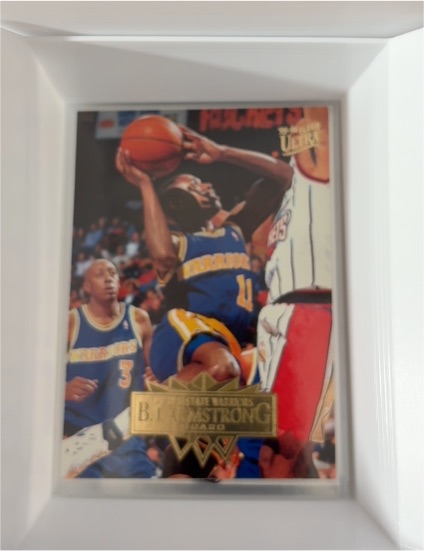 1995 Ultra #215 B.J. Armstrong — front