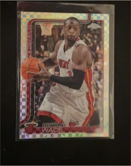 2025-26 Topps Chrome #241 Dwyane Wade X-Fractor — front