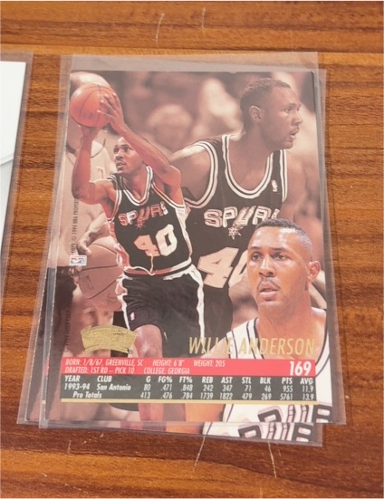 1994 Fleer Ultra #169 Willie Anderson — front
