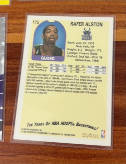 1999-00 Hoops Decade #175 Rafer Alston — front