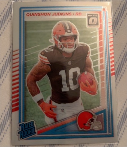 2025 Donruss Optic #252 Quinshon Judkins — front