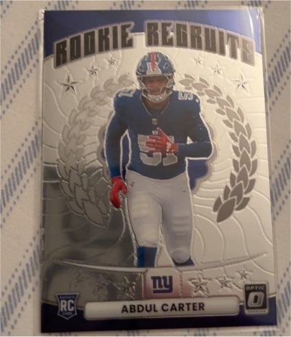 2025 Panini Donruss Optic #7 Abdul Carter Rookie Recruits — front
