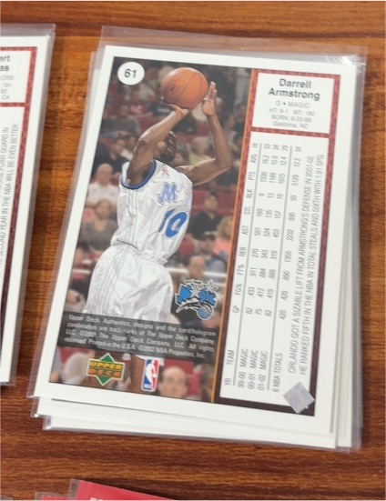 1992-93 Upper Deck #61 Darrell Armstrong — front