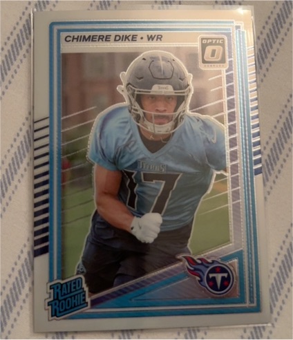 2025 Panini Donruss Optic #269 Chimere Dike — front
