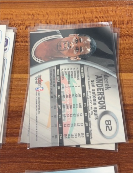 1996 Fleer #82 Derek Anderson — front